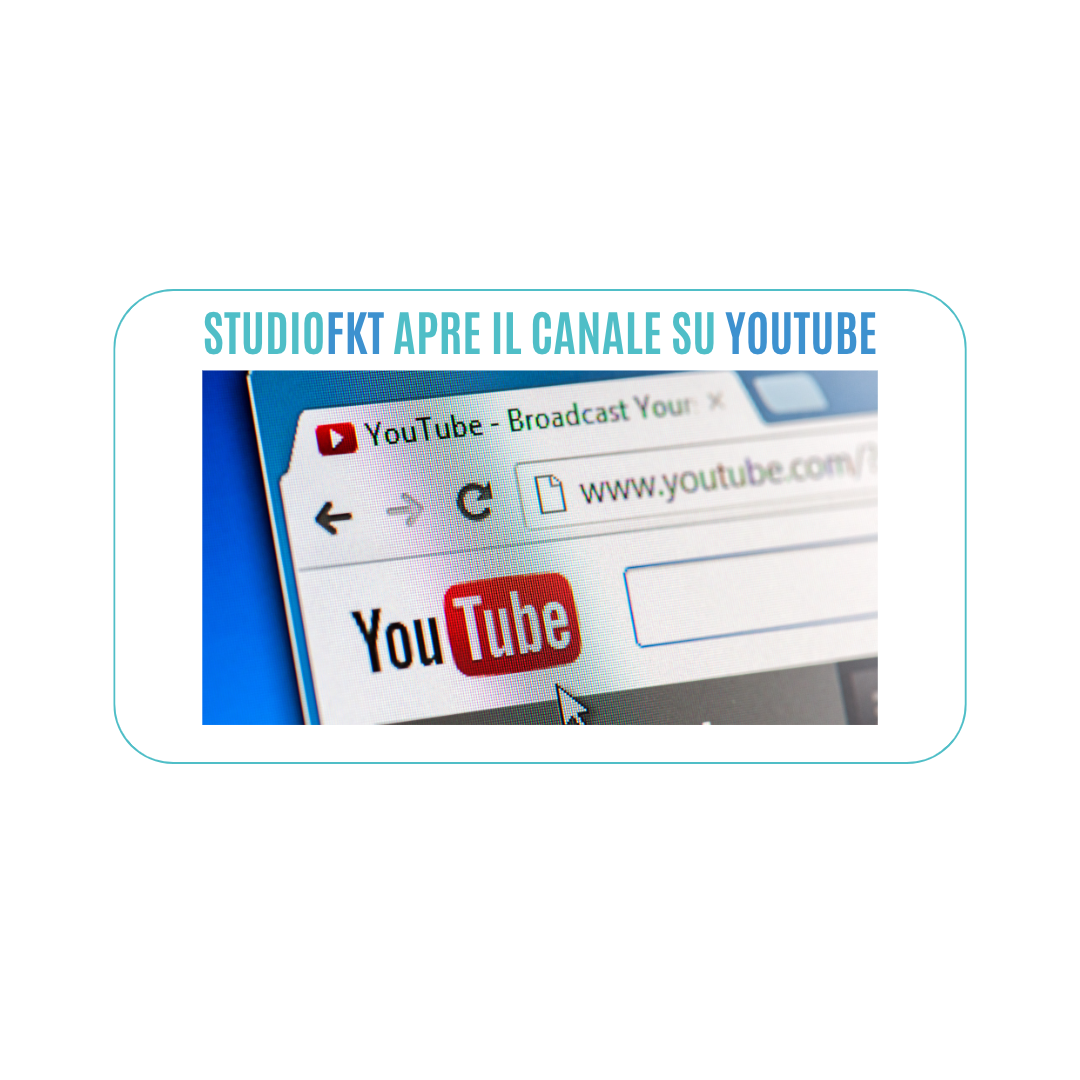 STUDIOFKT sempre più SOCIAL: Aperto il nostro canale dedicato su YouTUBE